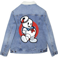 Vintage S. Puft Unisex Sherpa-lined Denim Jacket | Artistshot