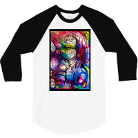 Space Ape 3/4 Sleeve Shirt | Artistshot