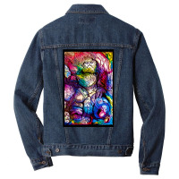 Space Ape Men Denim Jacket | Artistshot