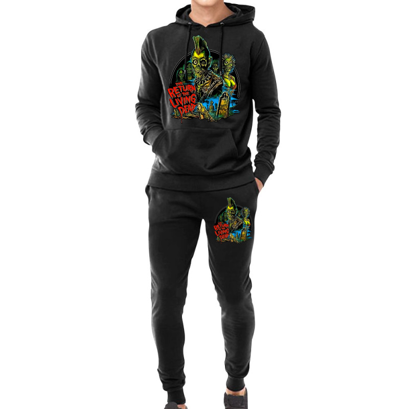 Return Of The Living Dead Tarman Poster Art Hoodie & Jogger Set | Artistshot