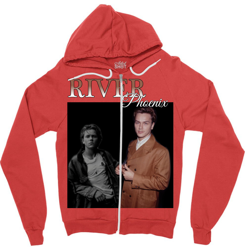 River Phoenix Zipper Hoodie | Artistshot