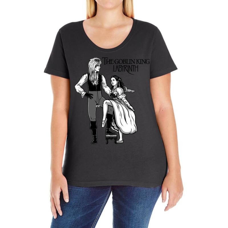 The Goblin King Album Ladies Curvy T-Shirt by onanokizzi1 | Artistshot