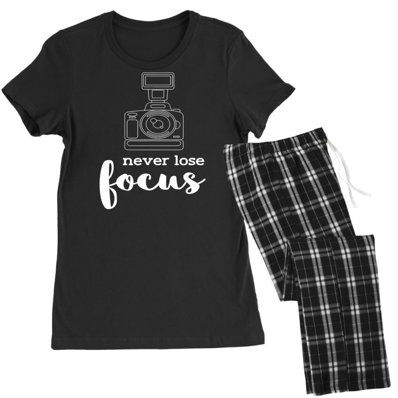 Never Lose Focus I Photographer Camera Women's Pajamas Set by AdeArt | Artistshot