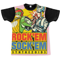 Rock'em Sock'em Synthezoids Graphic T-shirt | Artistshot