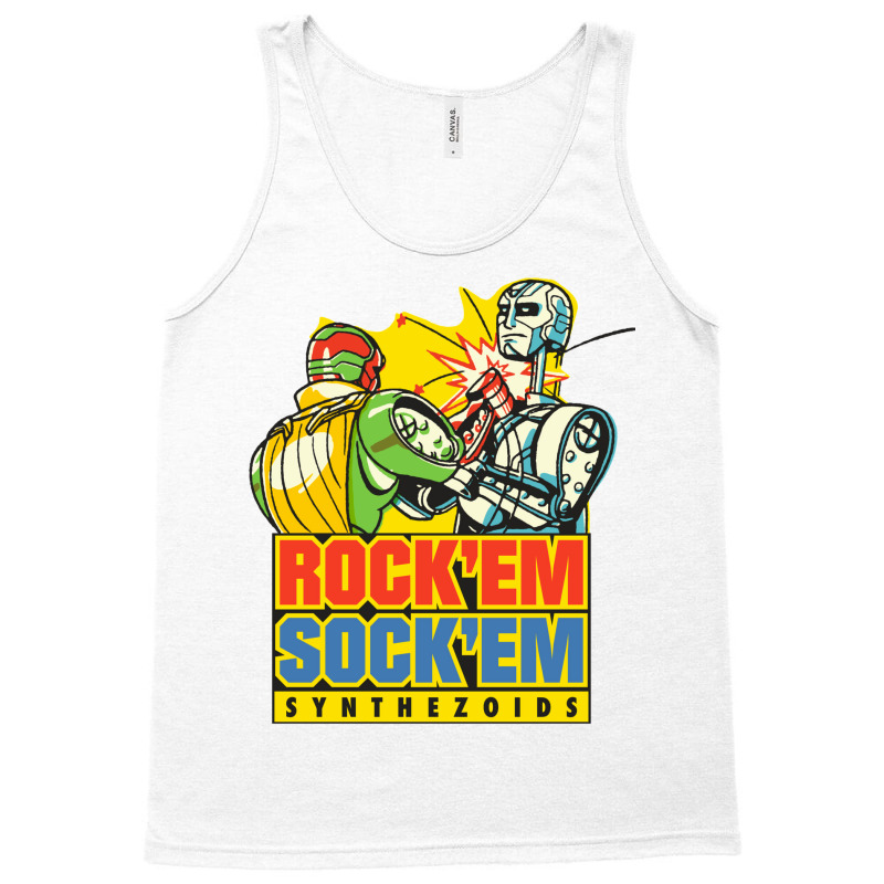 Rock'em Sock'em Synthezoids Tank Top | Artistshot