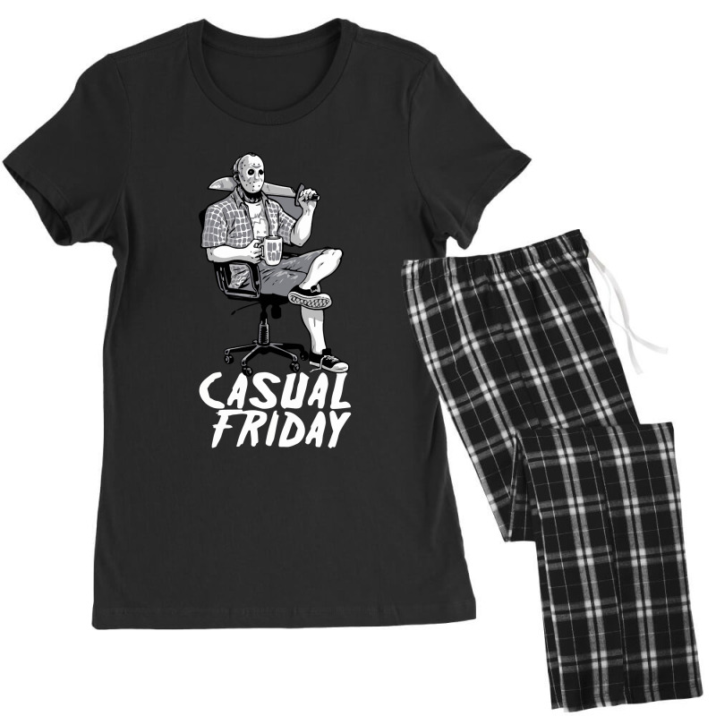 Casual Friday With Jason Voorhees Women's Pajamas Set by ardylanda | Artistshot