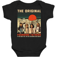 The Original Founding Fathers Native American Father's Day Long Sleeve Baby Bodysuit | Artistshot