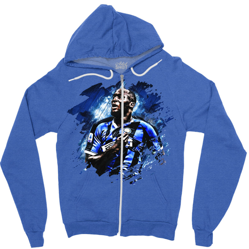 Romelu Lukaku Zipper Hoodie | Artistshot