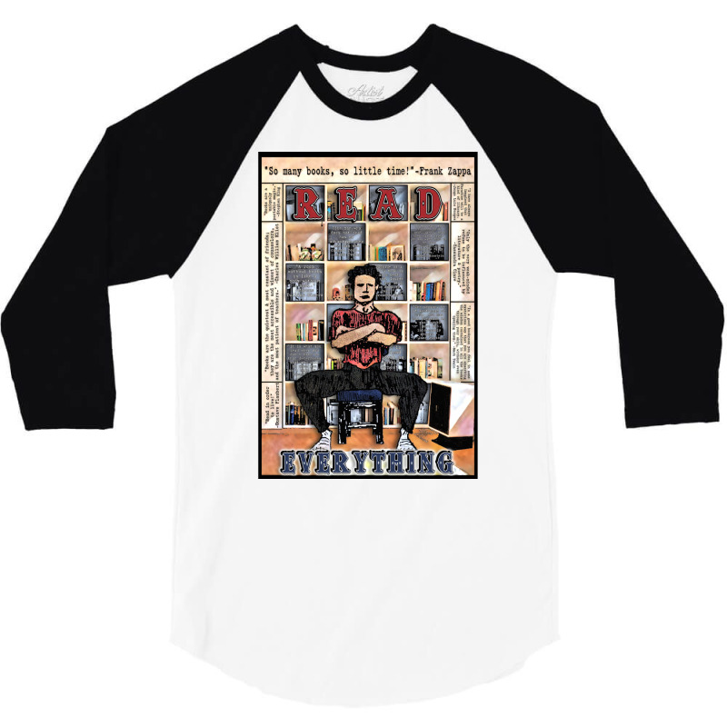 Read Everything 3/4 Sleeve Shirt | Artistshot