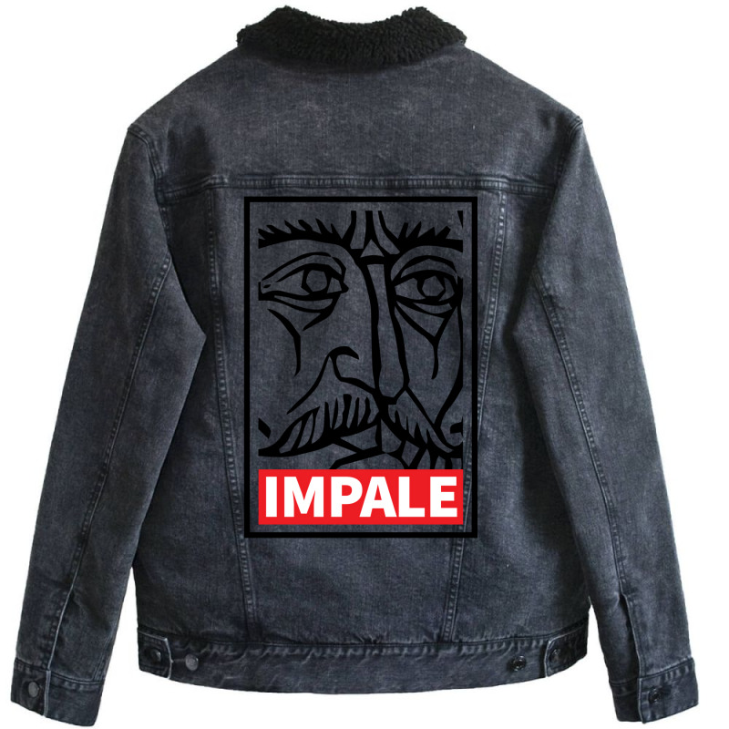 Vlad The Impaler 1 Unisex Sherpa-lined Denim Jacket | Artistshot