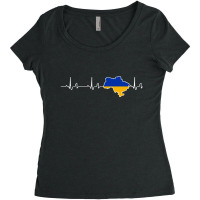 Heartbeat Stop War Women's Triblend Scoop T-shirt | Artistshot