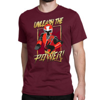 Red Ranger Unleashed Classic T-shirt | Artistshot