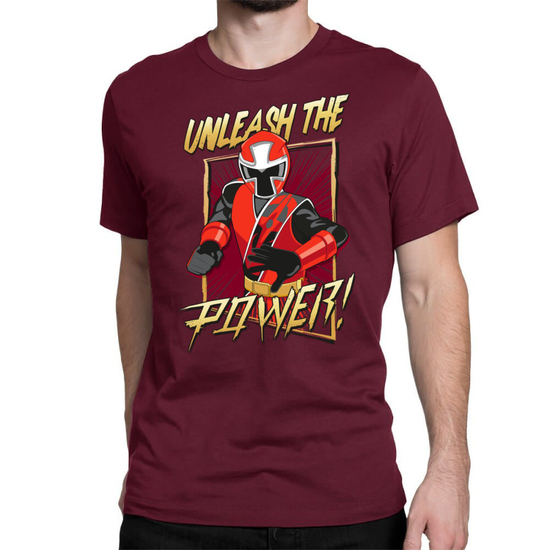 Red Ranger Unleashed Classic T-shirt | Artistshot