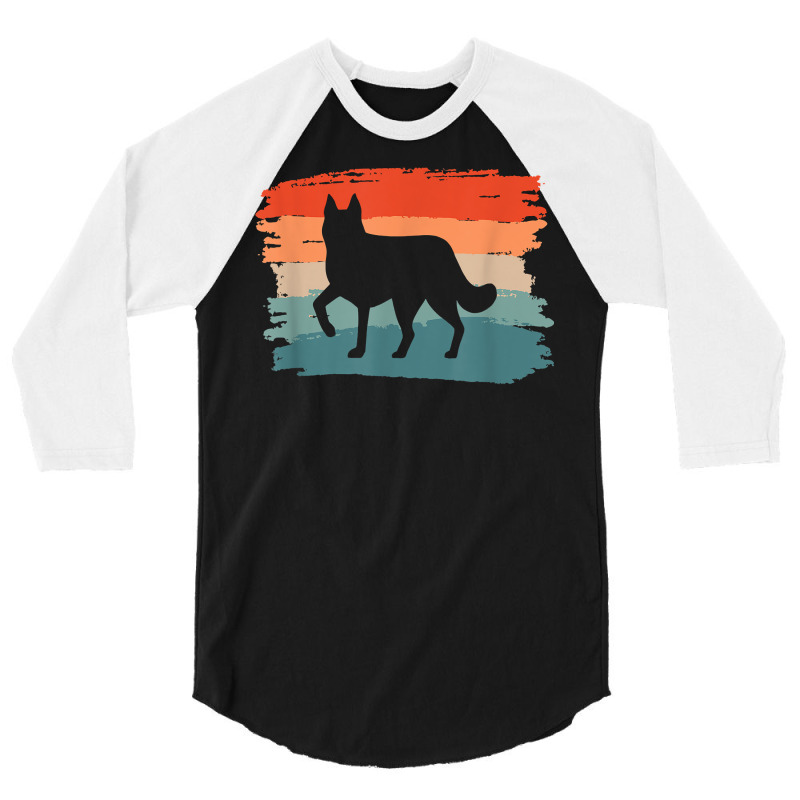 Vintage Retro Siberian Husky Huskies Dog Lover T Shirt 3/4 Sleeve Shirt by prix5d5gosson | Artistshot