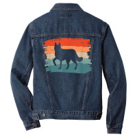 Vintage Retro Siberian Husky Huskies Dog Lover T Shirt Men Denim Jacket | Artistshot