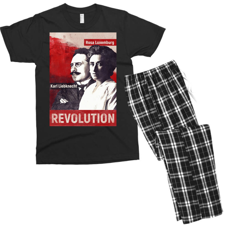 Rosa Luxemburg And Karl Liebknecht Men's T-shirt Pajama Set | Artistshot