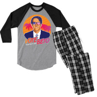 Vote Beto   Retro Edition Men's 3/4 Sleeve Pajama Set | Artistshot