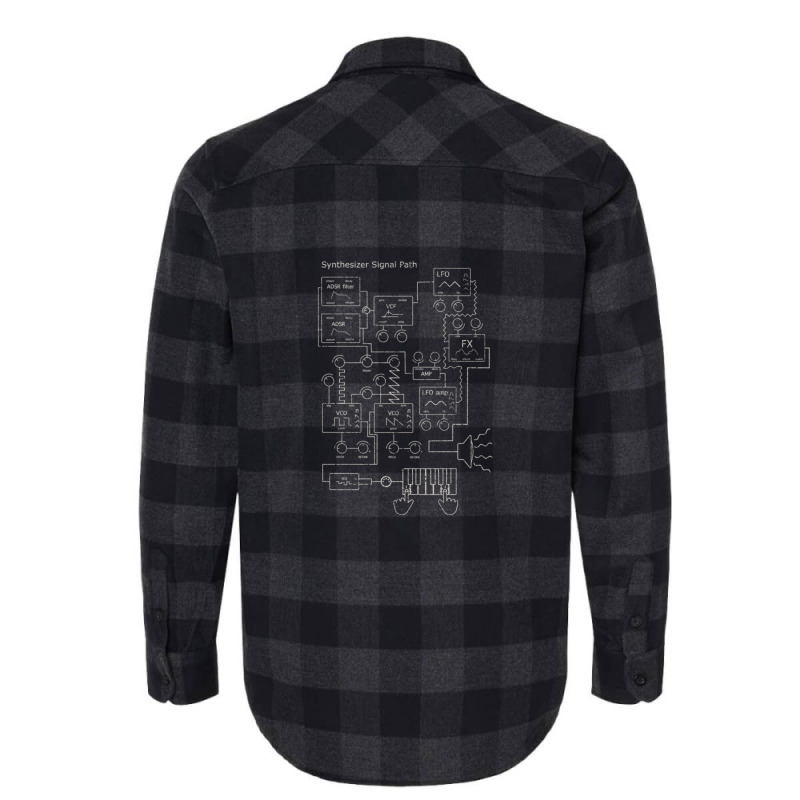 Synthesizer Signal Path For Electronic Musician Flannel Shirt | Artistshot