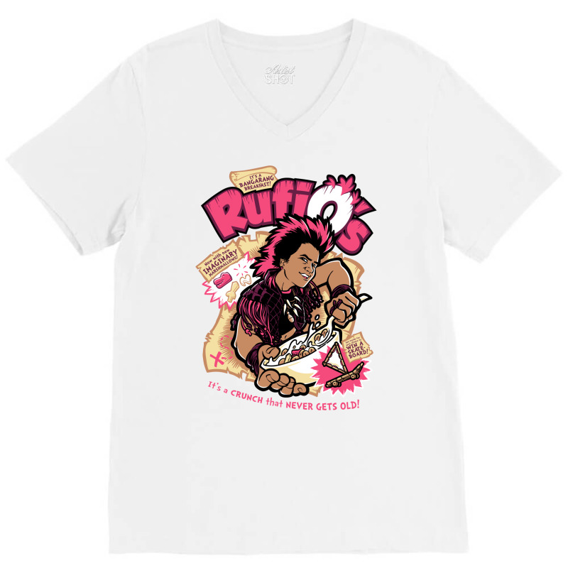 Rufio's Cereal V-neck Tee | Artistshot