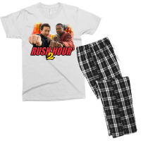 Rush Hour 2   Custom Design Men's T-shirt Pajama Set | Artistshot