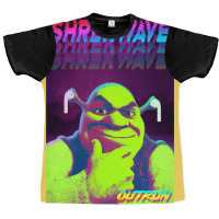 S H R E K W A V E Graphic T-shirt | Artistshot