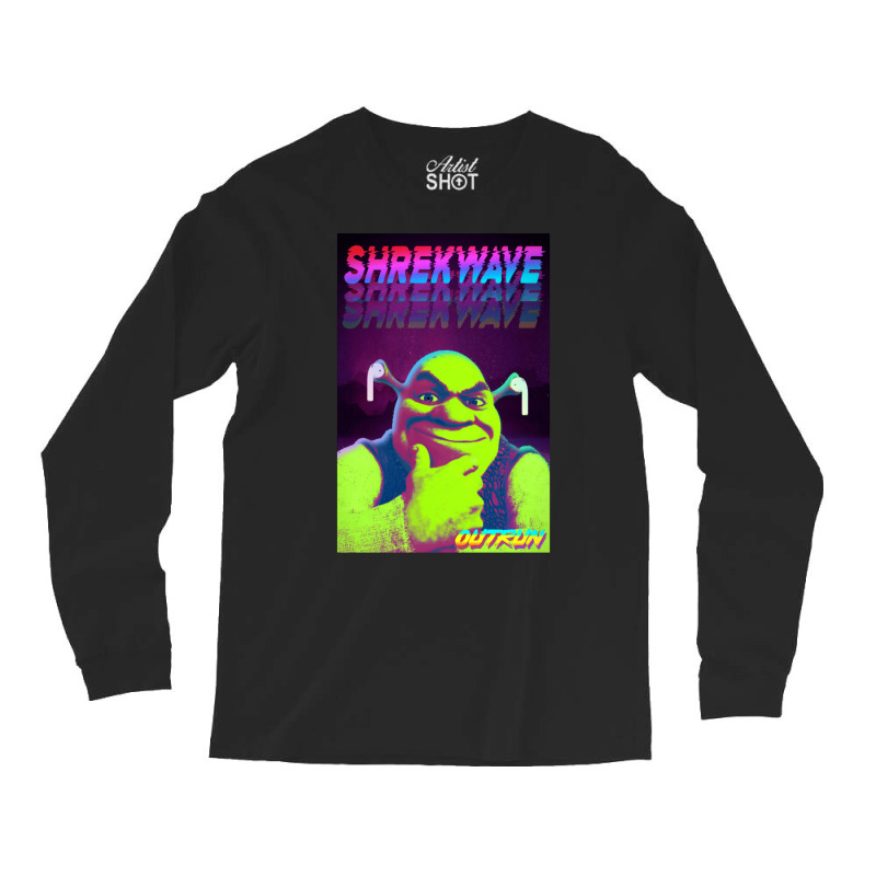 S H R E K W A V E Long Sleeve Shirts | Artistshot