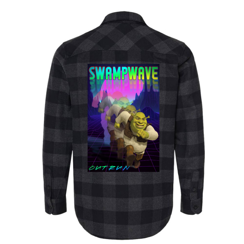 S W A M P W A V E Flannel Shirt | Artistshot