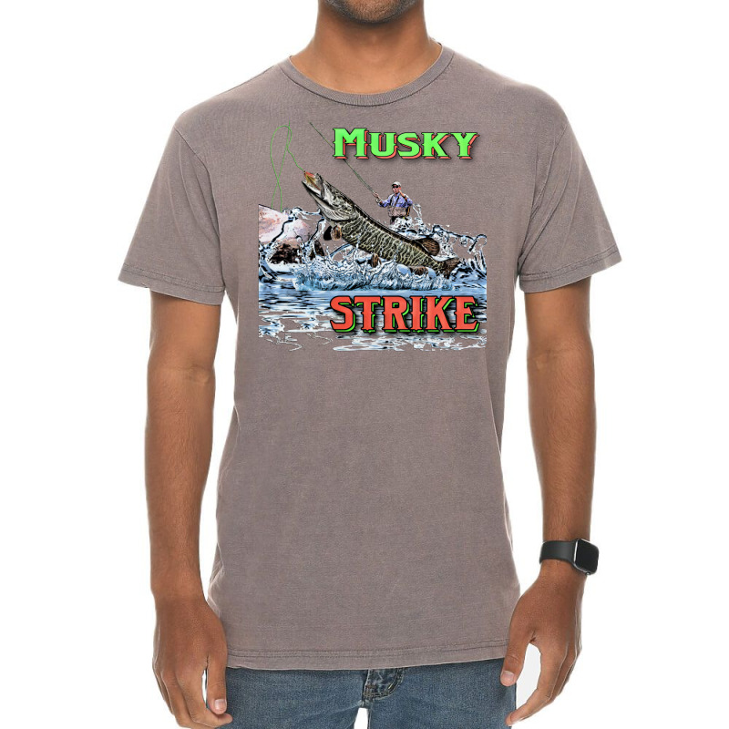 Musky Strike Vintage T-Shirt by pantesqubeei | Artistshot