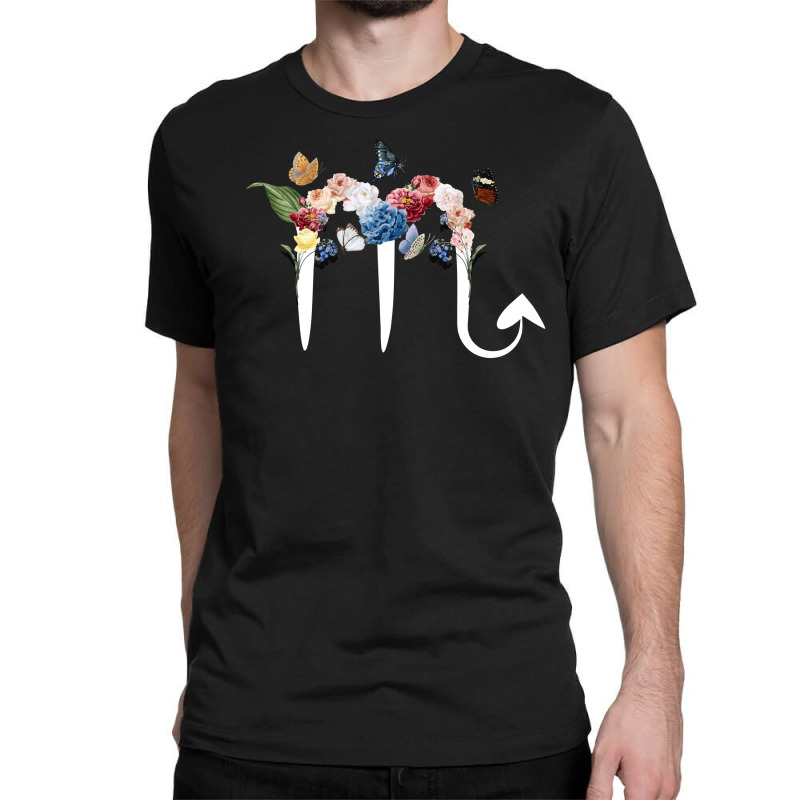 Scorpio Flower For Dark Classic T-shirt by Gurkan | Artistshot