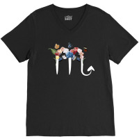 Scorpio Flower For Dark V-neck Tee | Artistshot