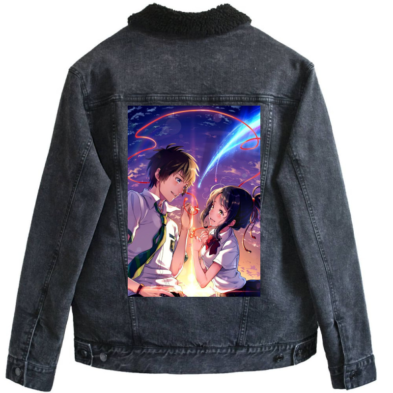 Kimi No Nawa Unisex Sherpa-lined Denim Jacket | Artistshot