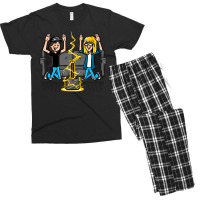 We're Not Worthy Men's T-shirt Pajama Set | Artistshot