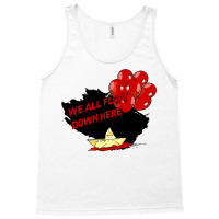 Scary Horror Clown Balloon Face Mask Tank Top | Artistshot