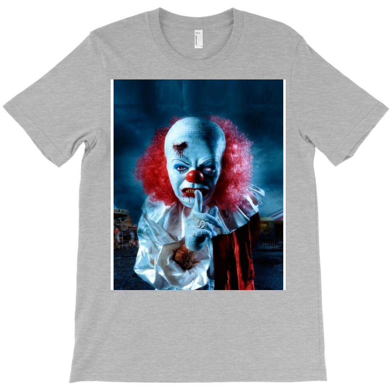 Scary Horror Clown Face Mask T-shirt | Artistshot