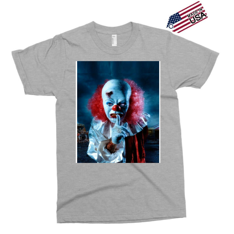 Scary Horror Clown Face Mask Exclusive T-shirt | Artistshot