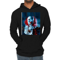 Scary Horror Clown Face Mask Lightweight Hoodie | Artistshot