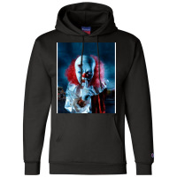 Scary Horror Clown Face Mask Champion Hoodie | Artistshot