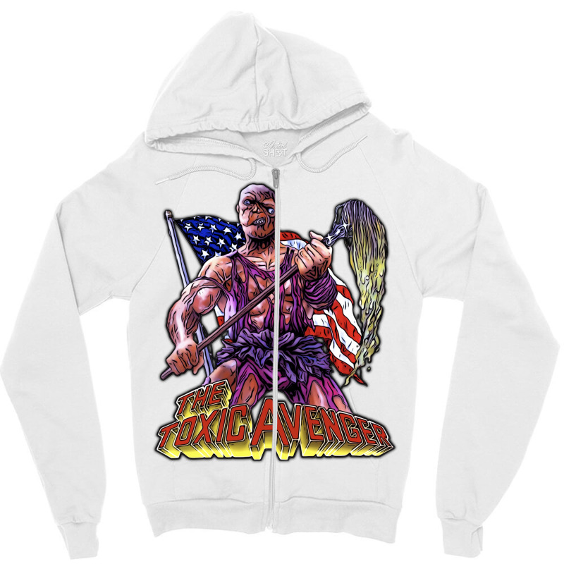 The Toxic Avenger Zipper Hoodie by onanokizzi1 | Artistshot