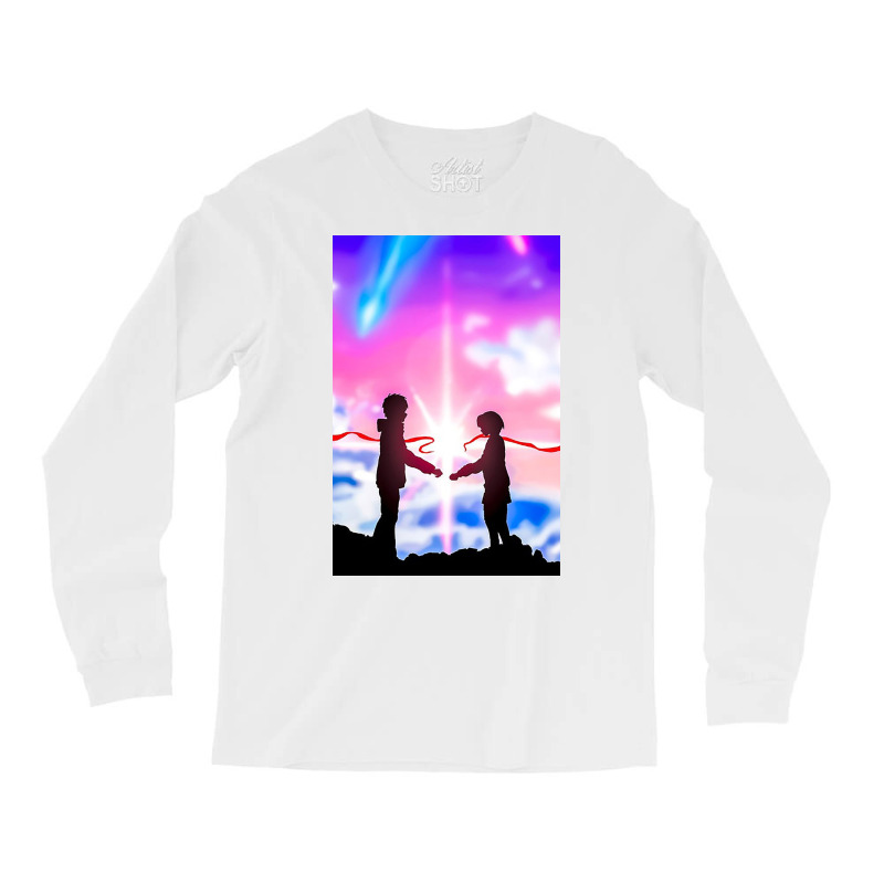 Silhouette Of Kimi No Long Sleeve Shirts | Artistshot