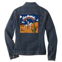 Rhinestone Cowboy Album Ladies Denim Jacket | Artistshot