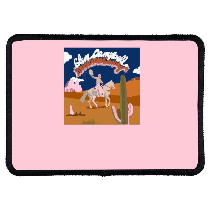 Rhinestone Cowboy Album Rectangle Patch | Artistshot