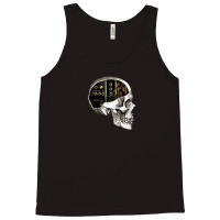 Analog Modular Synthesizer Skull For Synth Nerd Tank Top | Artistshot