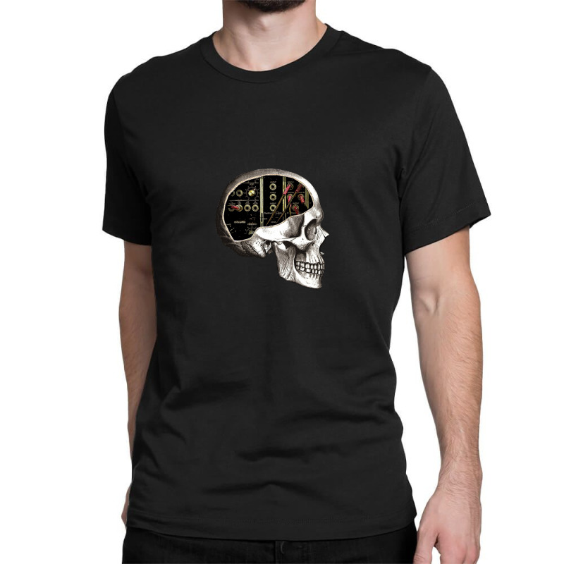 Analog Modular Synthesizer Skull For Synth Nerd Classic T-shirt | Artistshot