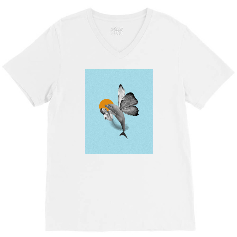 Tickled V-Neck Tee by choosecollage | Artistshot