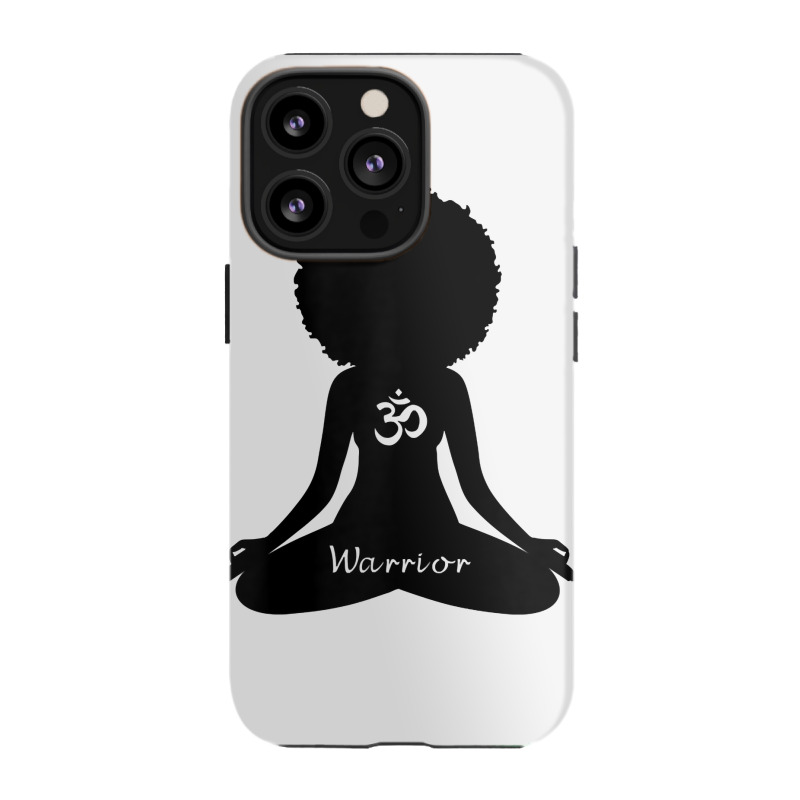 Womens Warrior Black Girl Meditation Self Love Om Wellness Wellness T Iphone 13 Pro Case | Artistshot