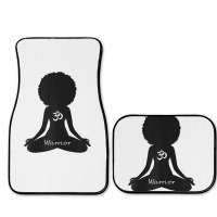 Womens Warrior Black Girl Meditation Self Love Om Wellness Wellness T Full Set Car Mats | Artistshot