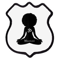 Womens Warrior Black Girl Meditation Self Love Om Wellness Wellness T Shield Patch | Artistshot