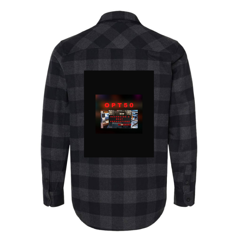 Opt50 Recording & Beat Production Design Flannel Shirt | Artistshot