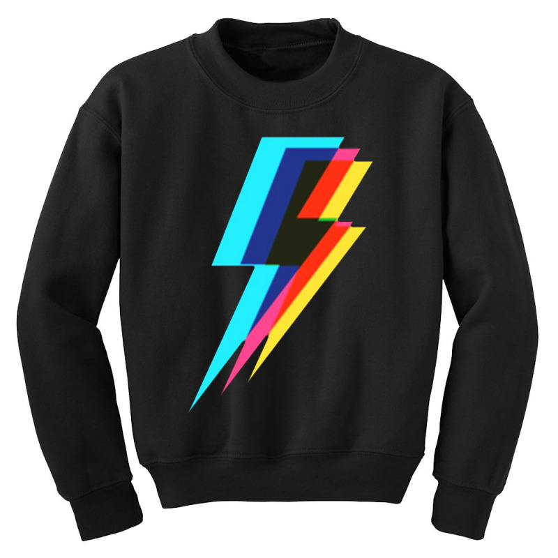 Lightning Kaleidoscope 4 Classic Youth Sweatshirt by Dorothy Tees | Artistshot