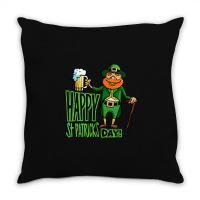 Happy St Patricks Day Throw Pillow | Artistshot